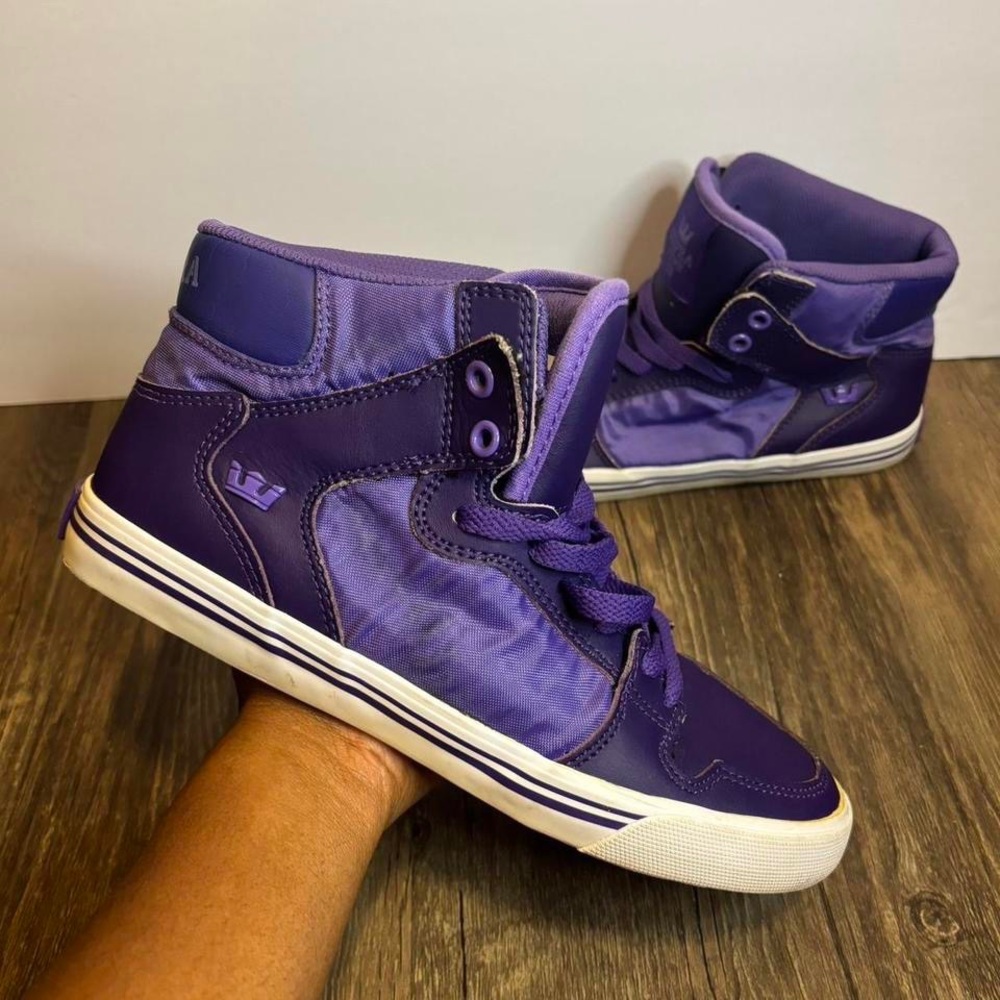 Y2K Purple Supra Sneakers